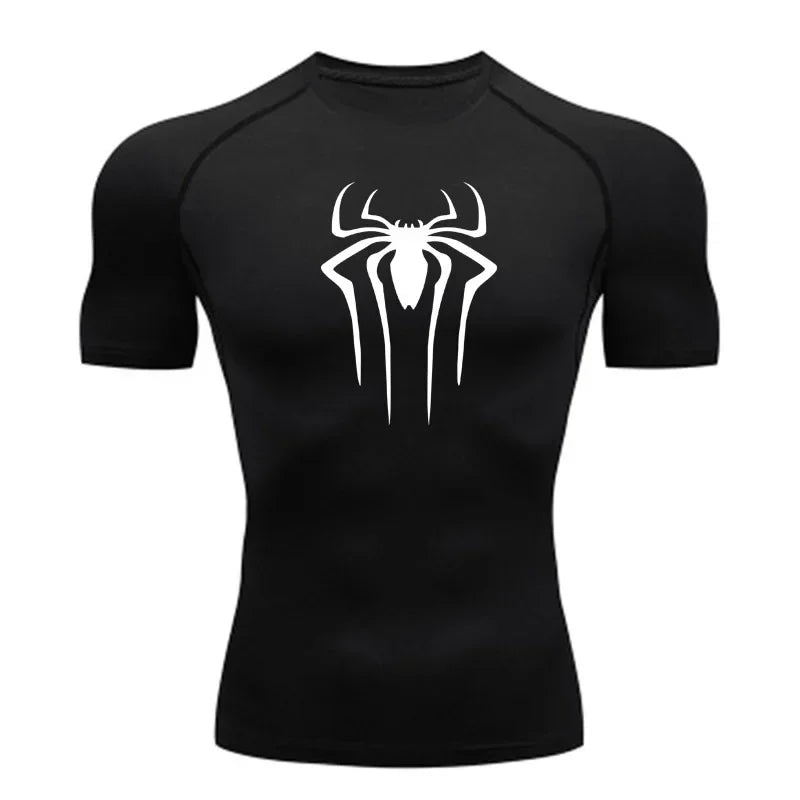 New Compression Shirt Men Fitness Gym Super Hero Sport Running T-Shirt Rashgard Tops Tee Quick Dry Short Sleeve T-Shirt for Men