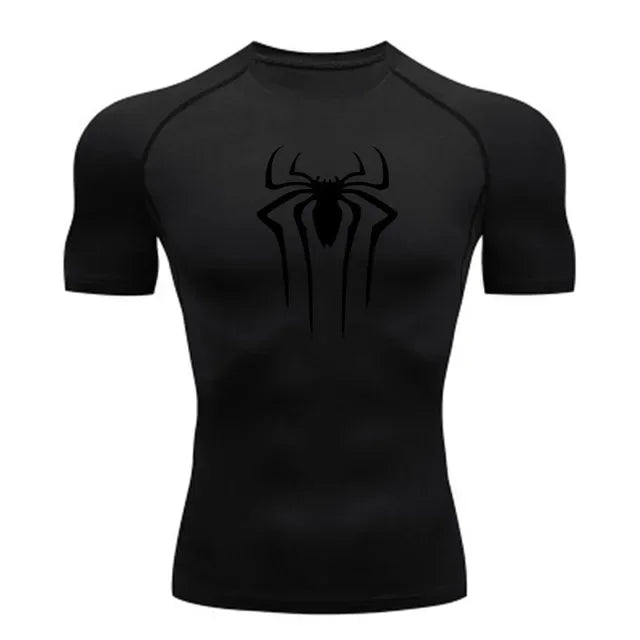 New Compression Shirt Men Fitness Gym Super Hero Sport Running T-Shirt Rashgard Tops Tee Quick Dry Short Sleeve T-Shirt for Men