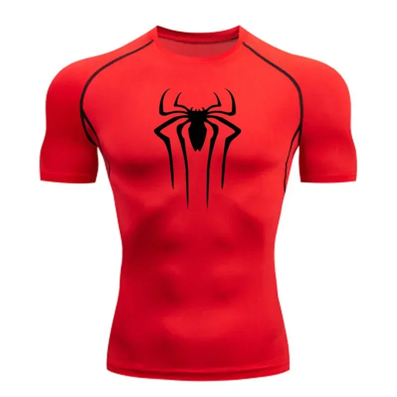 New Compression Shirt Men Fitness Gym Super Hero Sport Running T-Shirt Rashgard Tops Tee Quick Dry Short Sleeve T-Shirt for Men