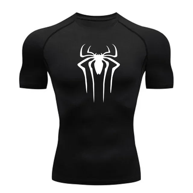 New Compression Shirt Men Fitness Gym Super Hero Sport Running T-Shirt Rashgard Tops Tee Quick Dry Short Sleeve T-Shirt for Men
