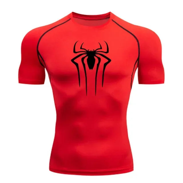 New Compression Shirt Men Fitness Gym Super Hero Sport Running T-Shirt Rashgard Tops Tee Quick Dry Short Sleeve T-Shirt for Men